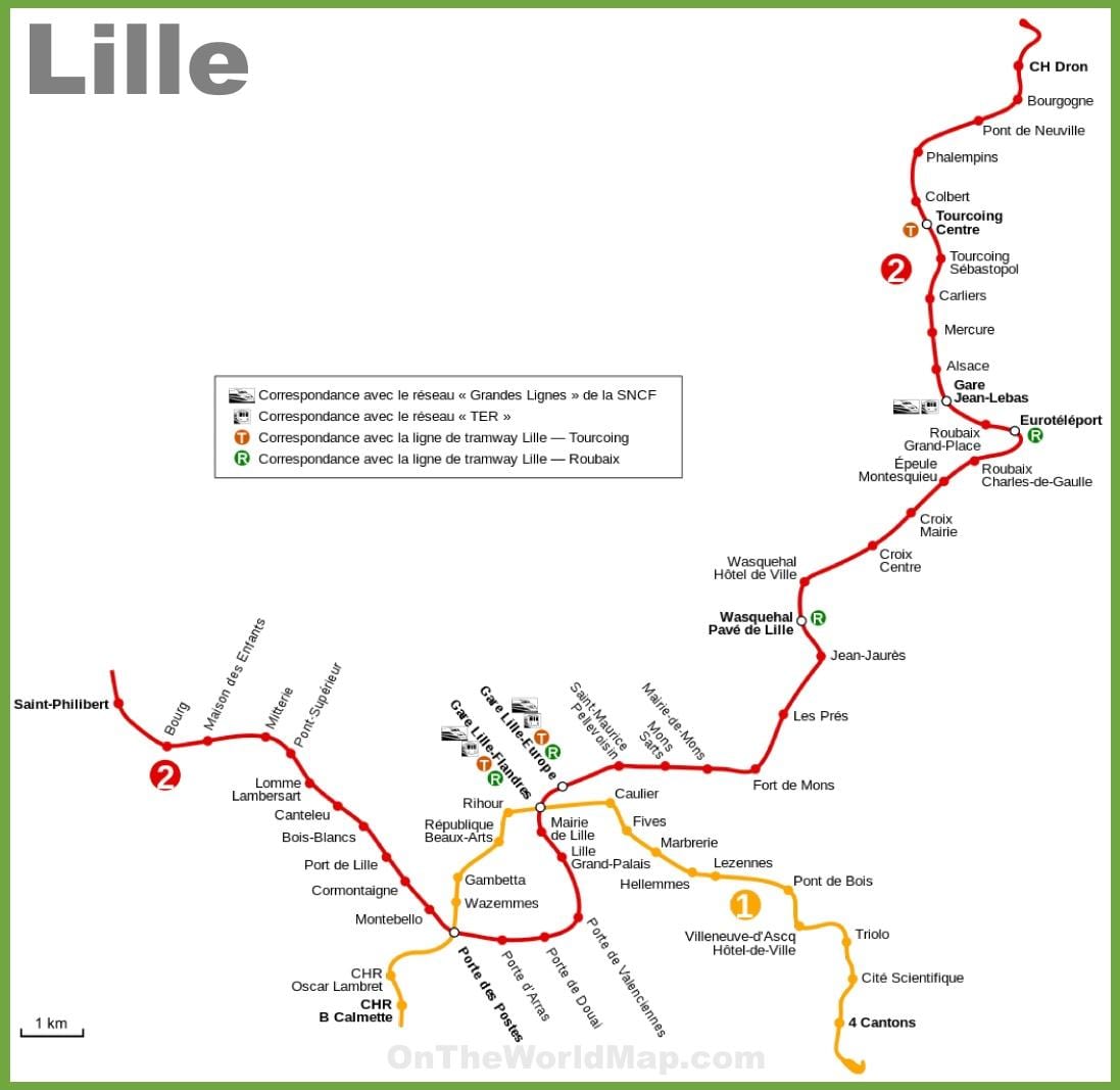 Lille metroo kaart pdf