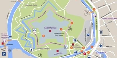 Kaart Lille ' i park