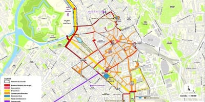 Kaart Lille braderie