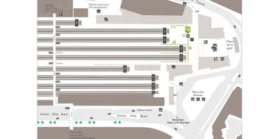 Kaart Lille europe Lille ' i flandria