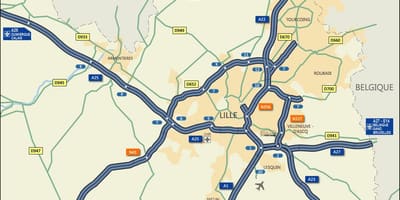 Kaart Lille tee