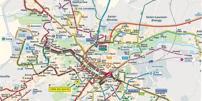 Lille ühistranspordi kaart